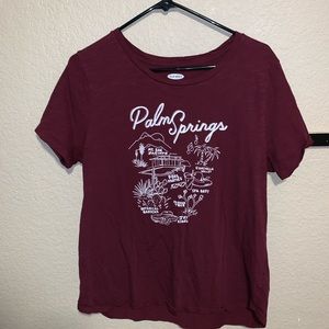 Maroon t shirt
